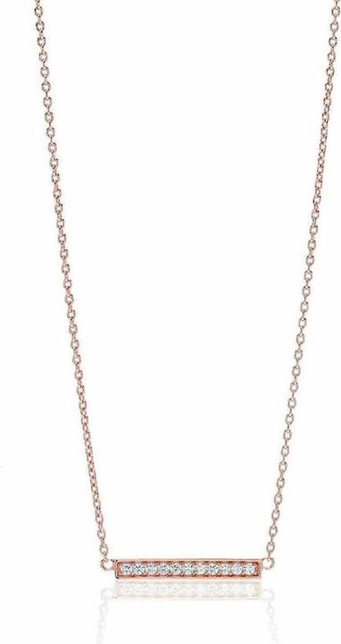 Sif Jakobs Damenhalskette SJ-C1011-CZ-RG 38 cm (Sterling silver)