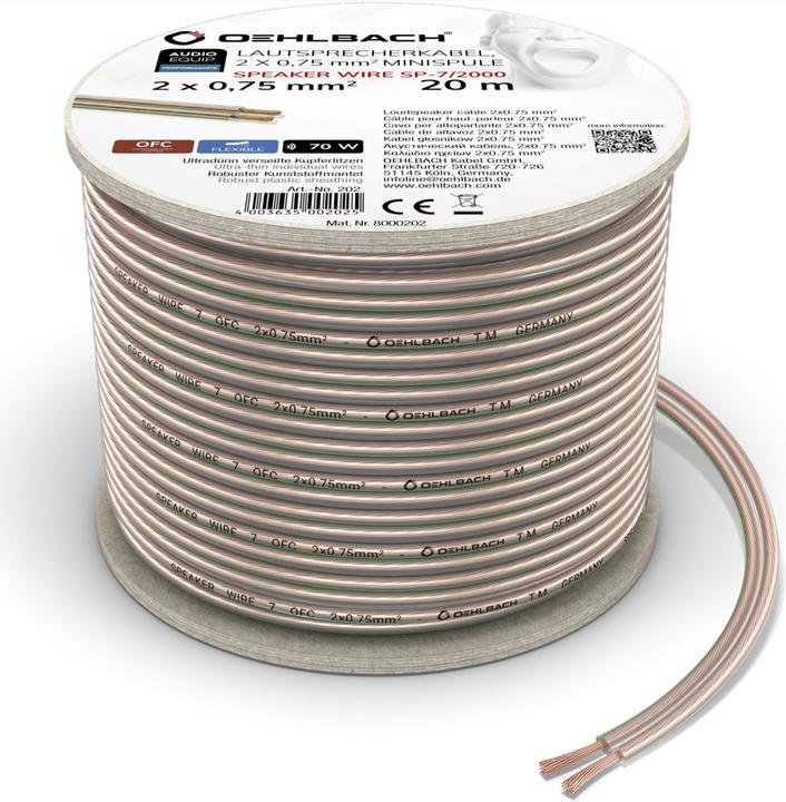 Produktbild Oehlbach SP7 1994 (20 m, 0.75 mm²)