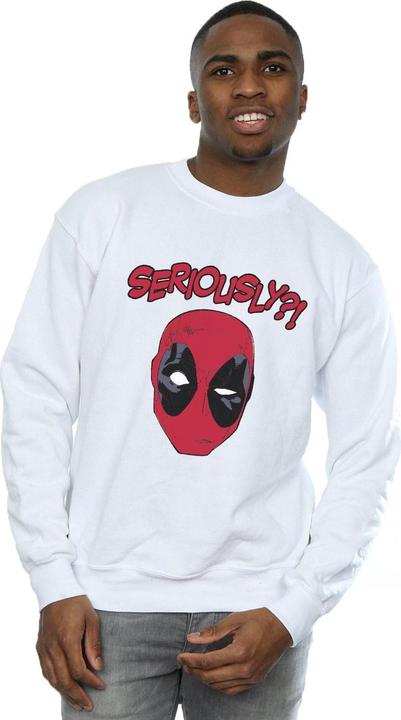 Actual product image Mens Deadpool Seriously Sweatshirt (L)