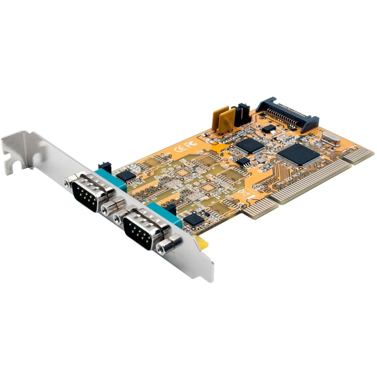 Exsys 2S Seriell RS-232/422/485 PCI Karte POS einstellbar (FTDI Chip-Set), Kontrollerkarte