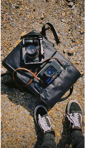 Actual product image Bronkey Berlin Leather strap Braun, 95 cm