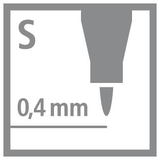 Actual product image STABILO OHPen universal superfine, black, 10 pieces (Black, 0.40 mm, 1 x)