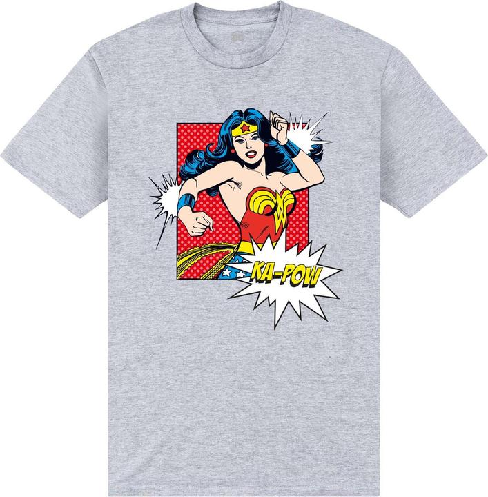 Actual product image Wonder Woman Unisex Adult Ka-Pow T-Shirt (XXL)
