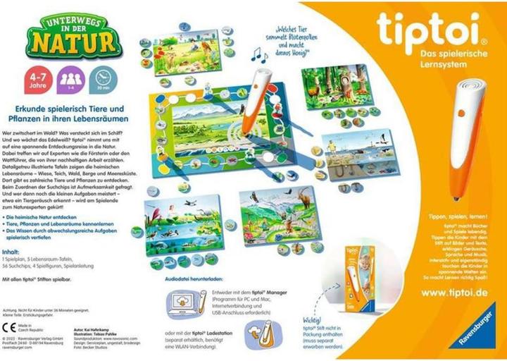 Produktbild tiptoi Unterwegs in der Natur '22 D (Deutsch, 4 - 7 Jahre)