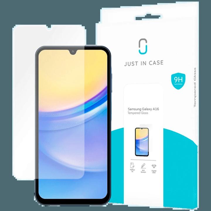Just in Case Gehärtetes Glas Clear Displayschutzfolie Samsung Galaxy A16/A16 5G (1 Stk., Samsung Galaxy A16, Samsung Galaxy A16 5G)