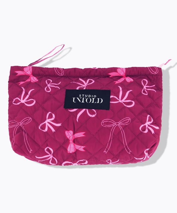 Immagine prodotto Studio Untold Beauty-case con trapuntatura e fiocchi