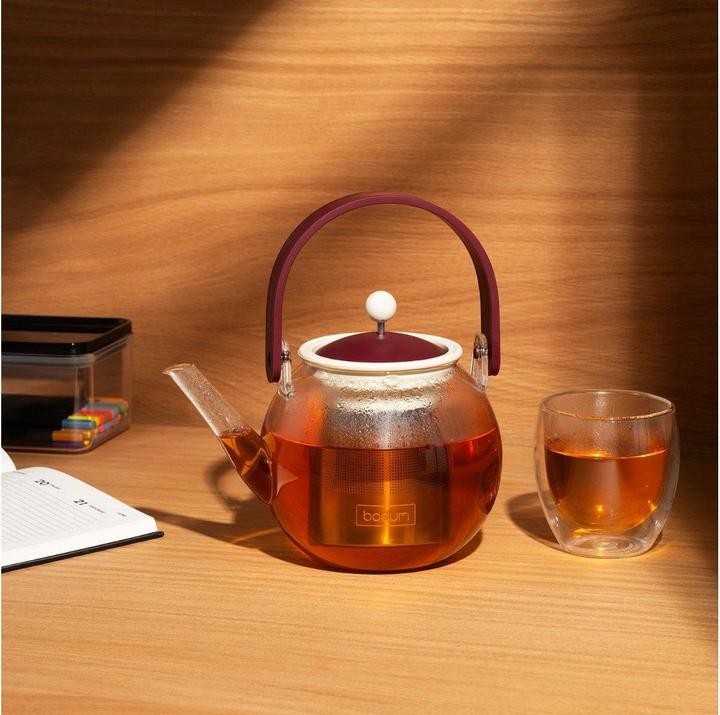 Produktbild Bodum Teebereiter mit Edelstahlfilter und Bambus Henkel (1 l)