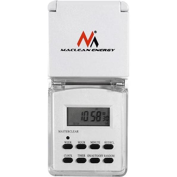 Thumbnail - Maclean MCE08 MCE08 lauko Digital Timer 10 Programme, Küchenwecker, Grau