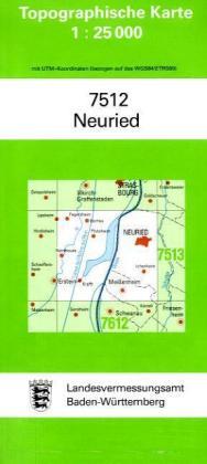 Energie-Label Topographische Karten BW.7512 Neuried