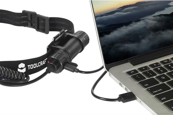 Image du produit Toolcraft TO-7838472 Lampe frontale à LED SMD alimentée par batterie 1000 lm 5.5 h TO-78384 (1000 lm)