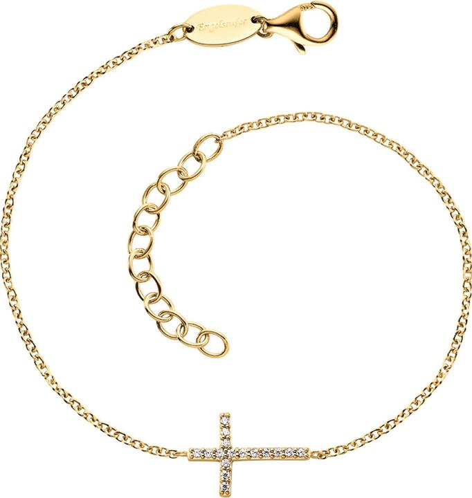 Immagine prodotto Engelsrufer Collana Lilcross (17 cm, Argento 925 placcato oro)