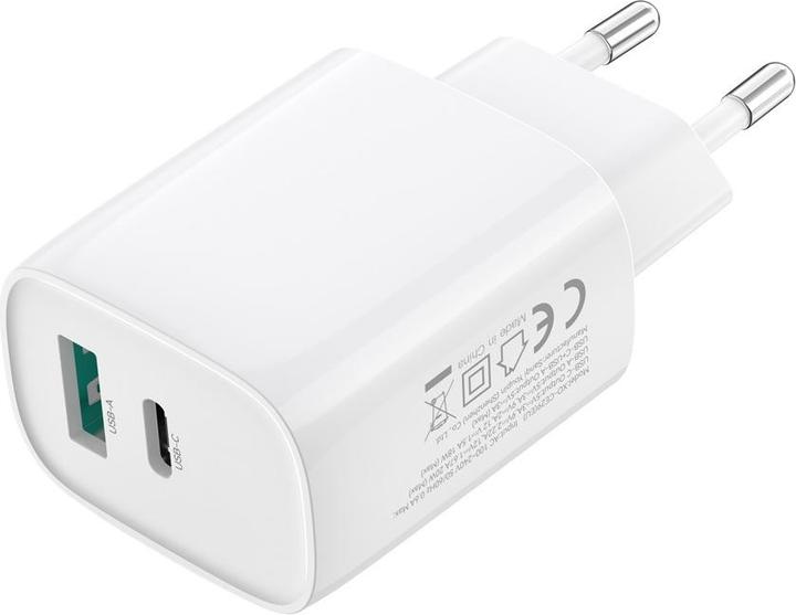 Produktbild xO Wandladegerät CE29 PD 20W 1x USB-C 1x USB weiss (20 W, 2 Ports)