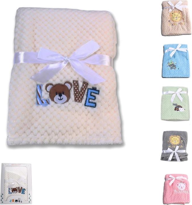Cangaroo Freya Fleece Babydeken 80x110cm (80 x 110 cm)