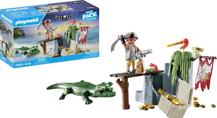 Produktbild Playmobil Pirat mit Alligator (71473, Playmobil Pirates)