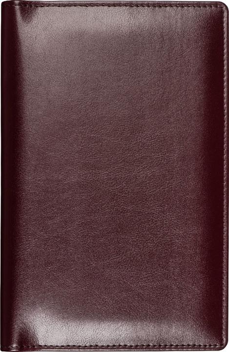 Visitenkartenmappe Soft 12,5x20cm bordeaux