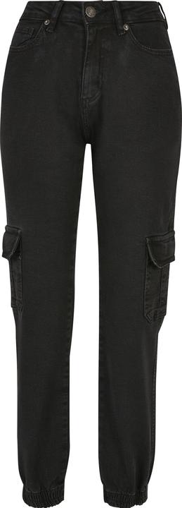 Actual product image Urban Classics Ladies Organic Stretch Denim Cargo Pants - 16966 (28)