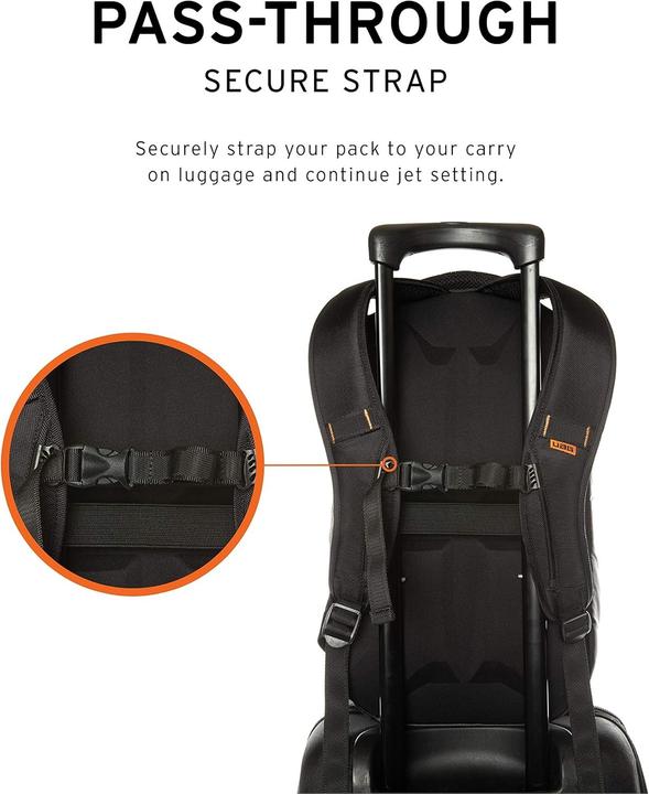 Image du produit UAG Rugged Backpack for Laptops (Standard Issue 18-Liter) - Pack Black - sac à dos - rugueux - 840D ny (18 l)