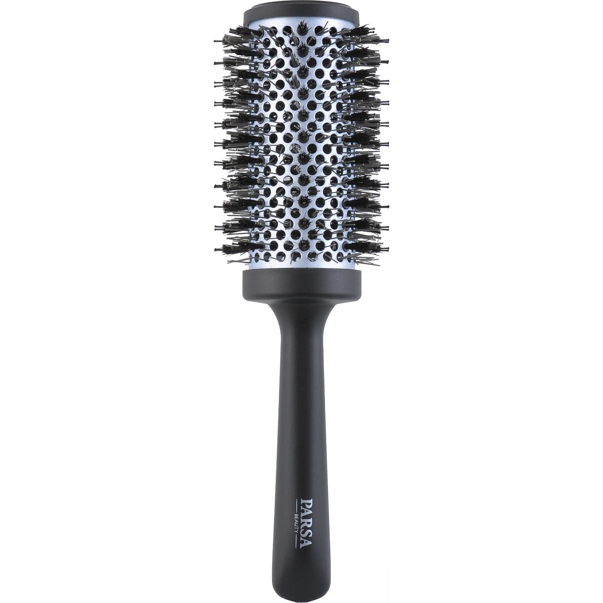 Parsa Beauty, Haarbürste + Kamm, Parsa - LOTUS VOLUME ROUNDBRUSH - Black - L