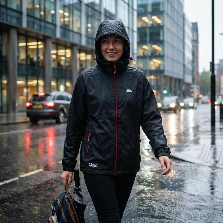 Actual product image Trespass QIKPAC X Unisex Shell Jacket (M)