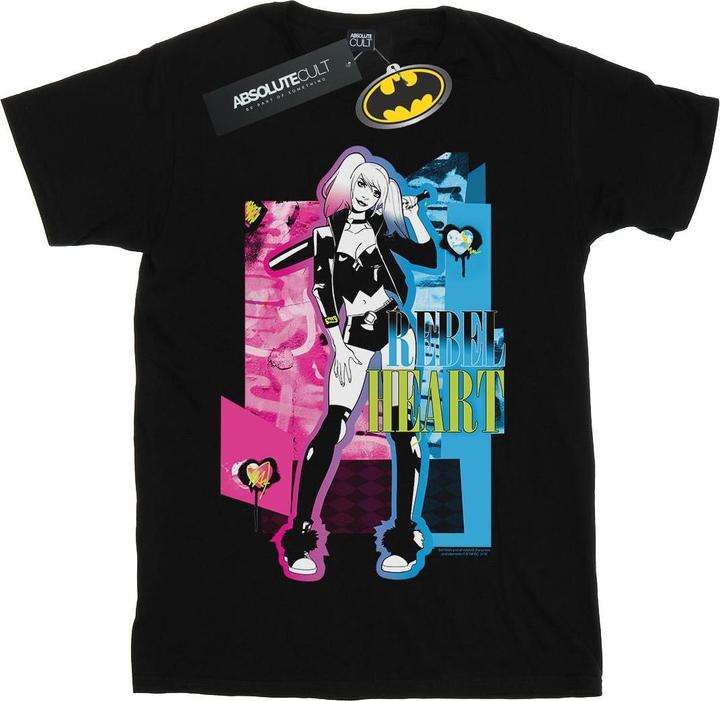 Produktbild Harley Quinn Rebel Heart TShirt Jungen (128)