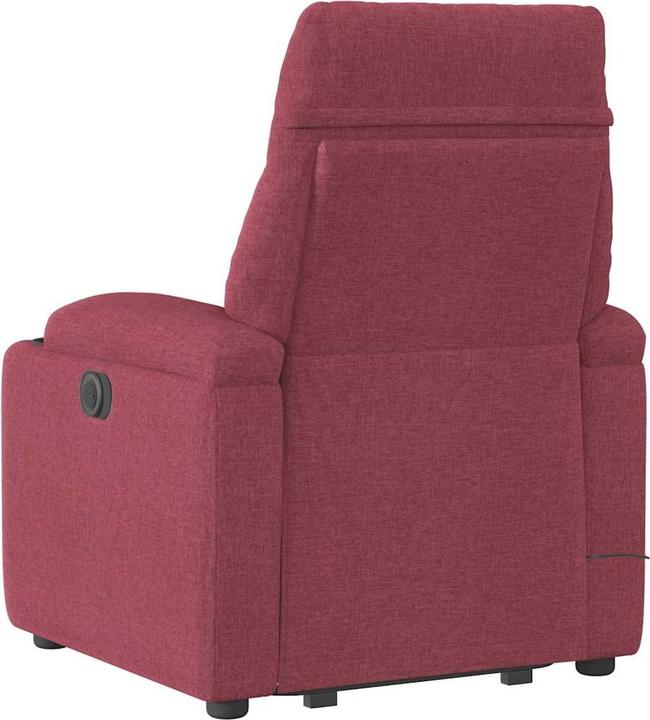 Produktbild VidaXL Massagesessel mit Aufstehhilfe Weinrot Stoff