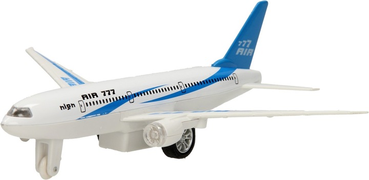 Actual product image Johntoy Airplane die casting with light and sound