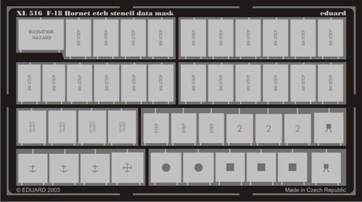 Actual product image Eduard F-18 Hornet