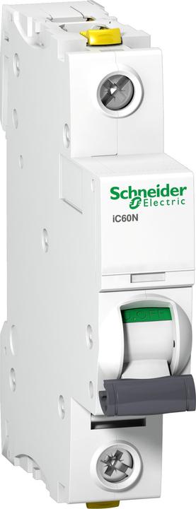 Actual product image Schneider Electric Acti9 iC60N MCB 1 Pole 4A Curve C