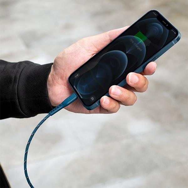 Actual product image Energea cable Nyloflex USB-C - Lightning C94 MFI 1.5m biały/white (1.50 m)