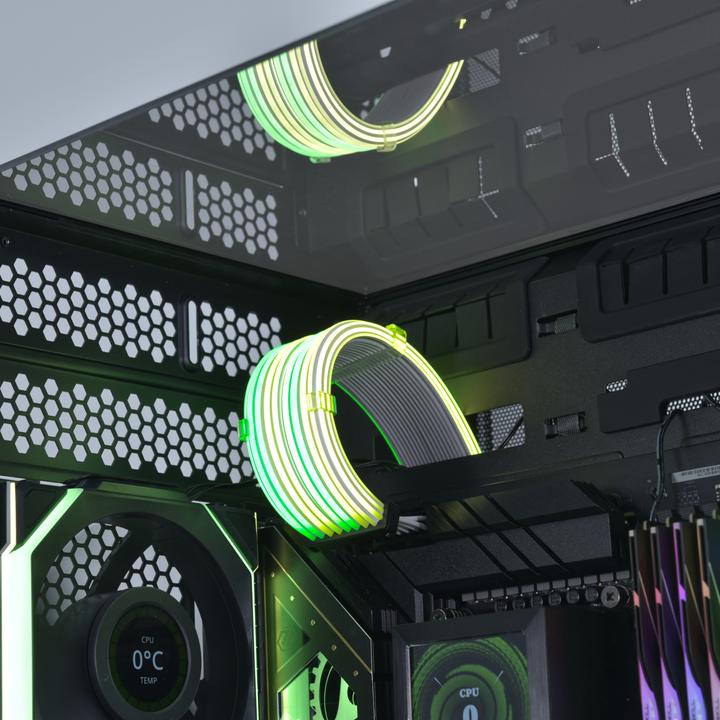 Productafbeelding Lian-Li Strimer Wireless 2x 8-Pin CPU-Kabel (RGB)