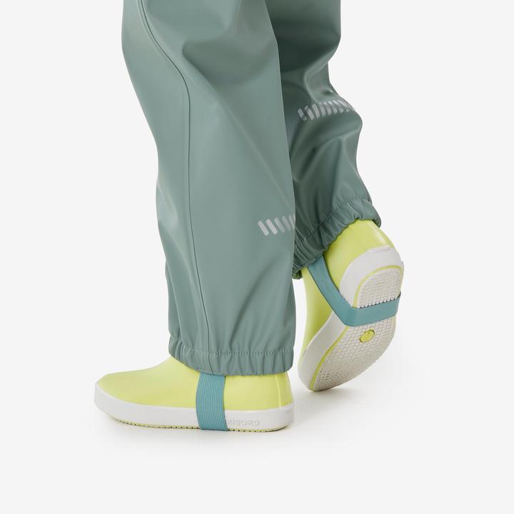 Produktbild Quechua Regenhose Latzhose Kinder wasserdicht Wandern - MH900 grün (104)
