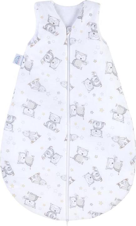 Produktbild Julius Zöllner Sommerschlafsack 90, Häschen und Eule (94 cm, 0.5 TOG, Sommer)