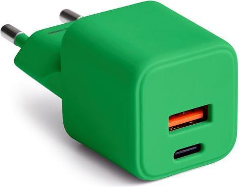 Image du produit Forever COLORUM chargeur mural USB-A + USB-C PD 30W CLS30-AC-04 xGreen (30 W)