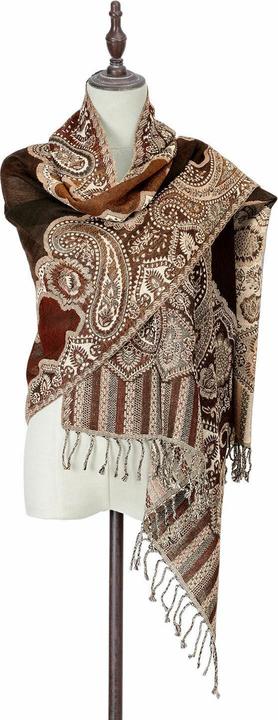 Actual product image Loberon Scarf Crédin brown