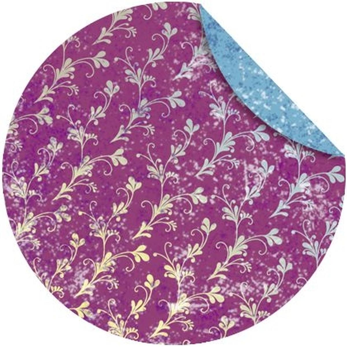 Ursus, Bastelpapier, Faltblätter Florentien 'Vintage' 80g/qm 10cm rund VE=65 Blatt Motiv 3 (80 g/m², 1 x)