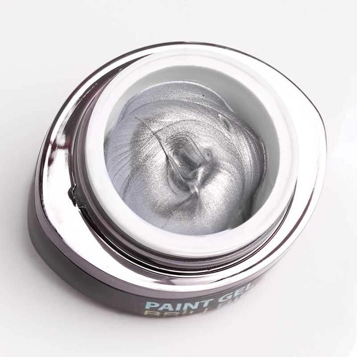 Actual product image BrillBird Paint gel Contour 6 Silver 5ml