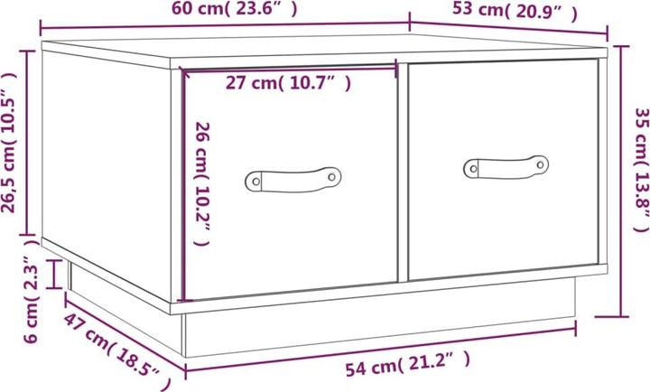 Image du produit vidaXL Couchtisch