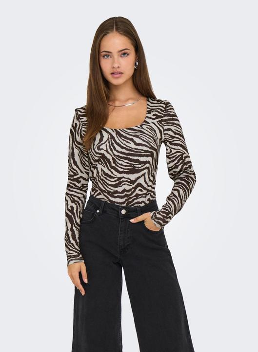 Produktbild Only Onllone Aop L/S Two Way Top Jrs (XL)