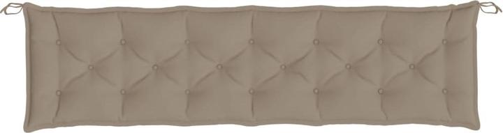Actual product image VidaXL Garden bench cushions 2 pcs. O x ford fabric (200 x 50 x 7 cm)