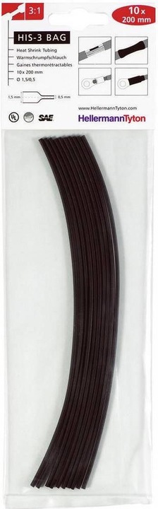 Produktbild HellermannTyton Schrumpfschlauchsortiment Tran (10 x)
