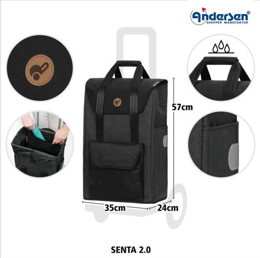Actual product image Andersen Royal Senta 2.0 shopping trolley