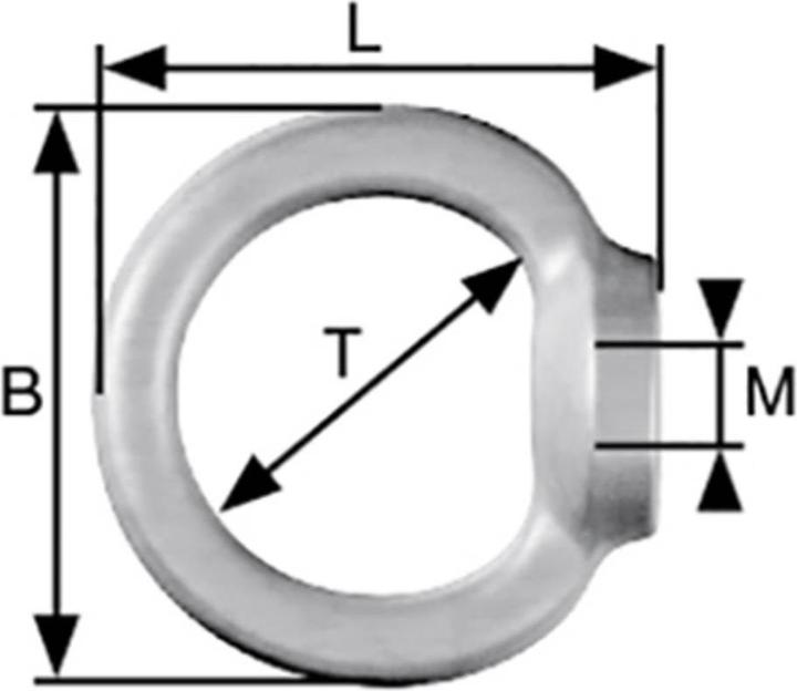 Productafbeelding Dörner + Helmer Ringmutter (M6)