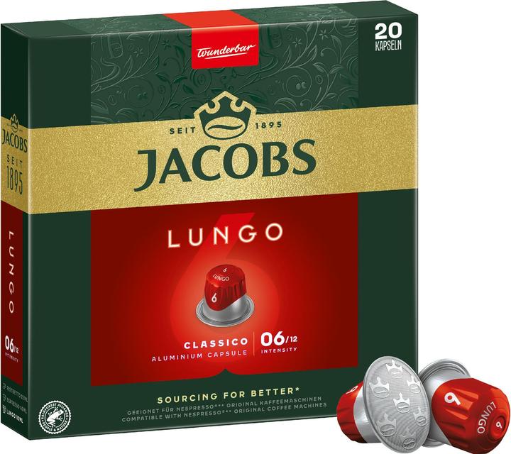 Actual product image Jacobs lungo classico (20 x Port.)