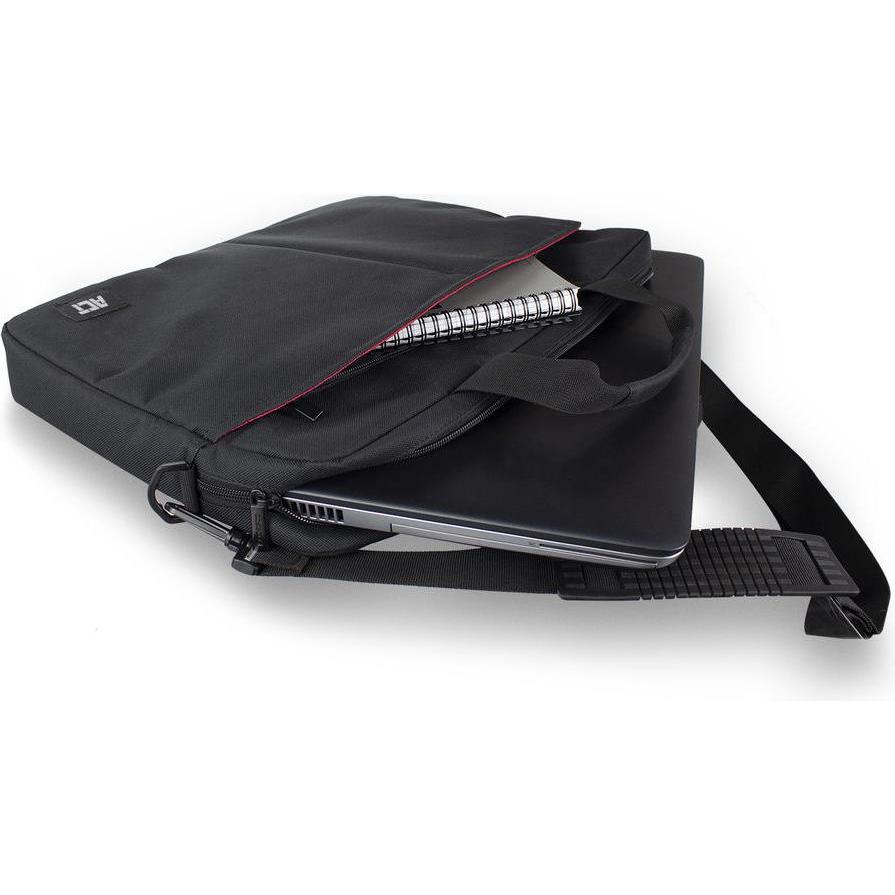 Thumbnail - ACT Laptop shoulder bag 15 up to 16.1 inch (16.10", Universal), Notebooktasche, Schwarz