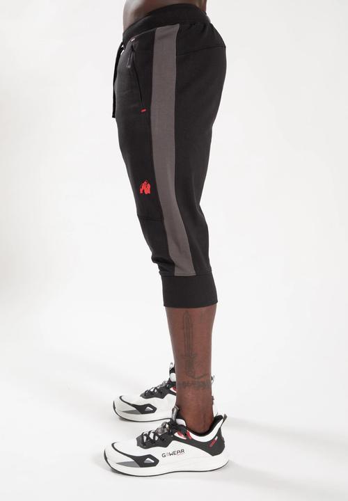 Actual product image Gorilla Wear Thompson 3/4 Jogginghose - Schwarz (M)