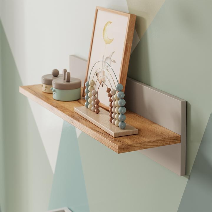 Actual product image VitaliSpa Wandregal Kinderzimmer Malia, Cashmere/Artisan/Artisan, 70 x 20 cm