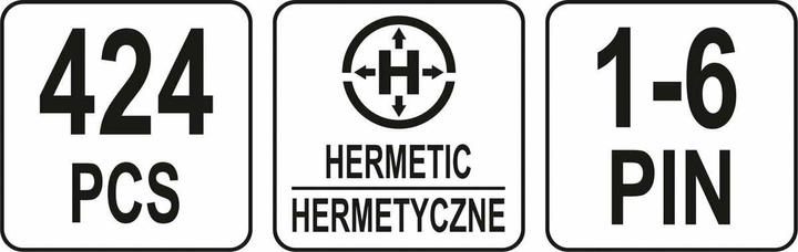 Actual product image Yato YT.ZŁĄCZA ELEKTRYCZNE 424szt.