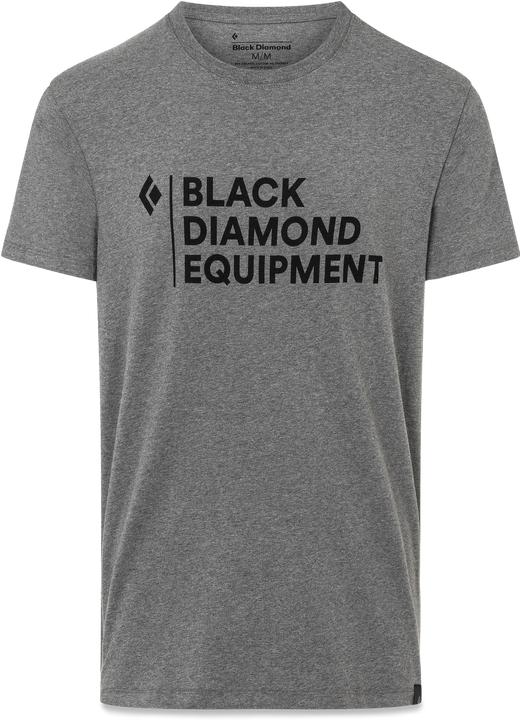 Actual product image Black Diamond Stacked Logo T-Shirt (S, XL)