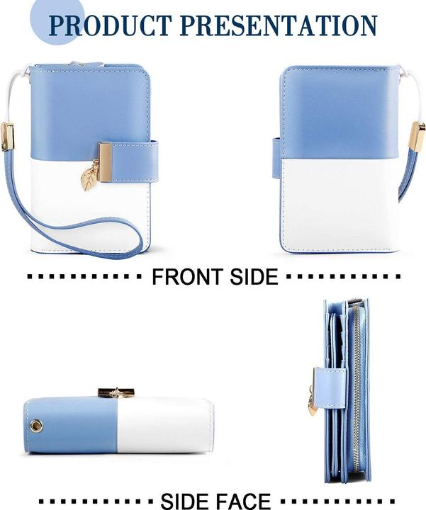 Produktbild Only-Bags.Store Leder Portemonnaie Geldbörse viele Fächer Brieftasche mit RFID-Schutz 18 Kartenfächer Geldbörsen