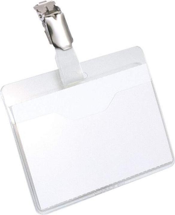 Produktbild Durable Hartfolien-Namensschilder mit Clip oben offen